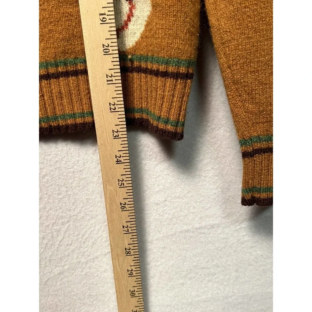 TUCKER KNITS Sweater Basketball print Mock Neck - Picture 6 of 11